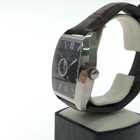  ORIENT オリエント メンズ腕時計 自動巻き オリエントスター パワーリザーブ バックスケルトン トノーフェイス DAAA-C0-B