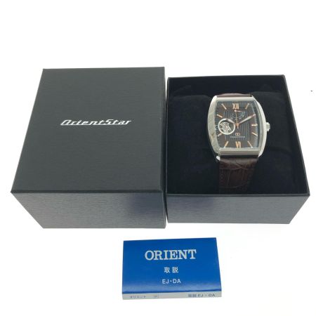  ORIENT オリエント メンズ腕時計 自動巻き オリエントスター パワーリザーブ バックスケルトン トノーフェイス DAAA-C0-B