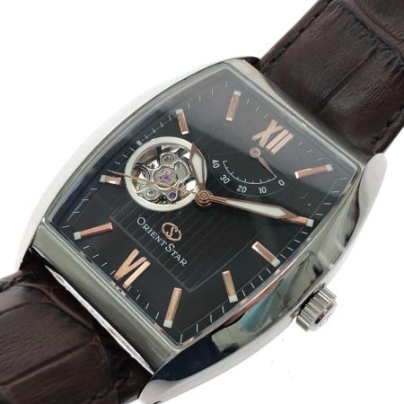  ORIENT オリエント メンズ腕時計 自動巻き オリエントスター パワーリザーブ バックスケルトン トノーフェイス DAAA-C0-B