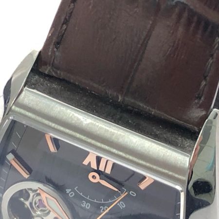  ORIENT オリエント メンズ腕時計 自動巻き オリエントスター パワーリザーブ バックスケルトン トノーフェイス DAAA-C0-B