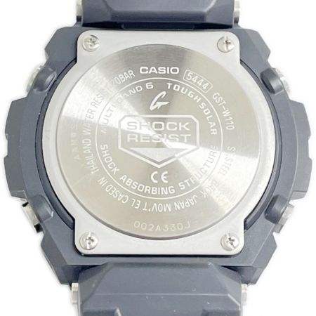  CASIO カシオ 腕時計 デジタルウォッチ 電波ソーラー G-SHOCK ラバー ブラック GST-W110