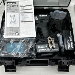 ▼▼ MAKITA マキタ インパクトドライバ コードレス式 18v 充電器・充電池2個・ケース付 TD173DRGXB ブラック Sランク