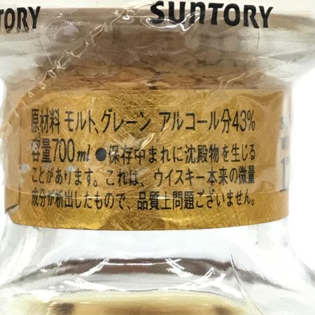   サントリー SUNTORY 蒸留酒類 ウィスキー ジャパニーズ 700ml 箱無 響17年神奈川絢瀬工場竣工記念 43％