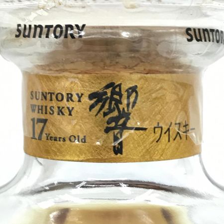   サントリー SUNTORY 蒸留酒類 ウィスキー ジャパニーズ 700ml 箱無 響17年神奈川絢瀬工場竣工記念 43％
