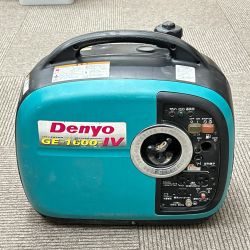 ▼▼ Denyo デンヨ インバーター発電機 本体のみ 4サイクル GE-1600 ブルー Bランク