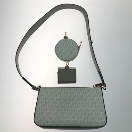  MICHAEL KORS マイケルコース バッグ ジェット セット トラベル ポーチ 布袋付  35S1GTVC3B ホワイト