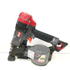 MAX マックス エアツール 65mm 高圧エア釘打機 接合金物用 HN-65Z1 ブラック×レッド Bランク