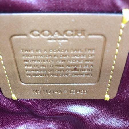  COACH コーチ レディース コスメポーチ ジュリエンヌ コスメティック ケース 22 シグネチャー C4196 ブラウン