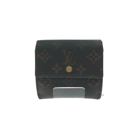  LOUIS VUITTON ルイヴィトン レディース 三つ折り財布 モノグラム Wホック ポルトモネ ビエ カルトクレディ M61652