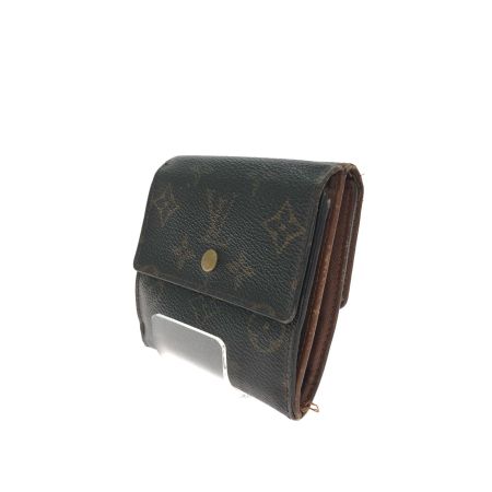  LOUIS VUITTON ルイヴィトン レディース 三つ折り財布 モノグラム Wホック ポルトモネ ビエ カルトクレディ M61652