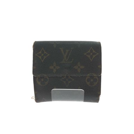  LOUIS VUITTON ルイヴィトン レディース 三つ折り財布 モノグラム Wホック ポルトモネ ビエ カルトクレディ M61652