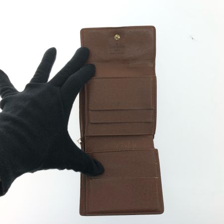  LOUIS VUITTON ルイヴィトン レディース 三つ折り財布 モノグラム Wホック ポルトモネ ビエ カルトクレディ M61652