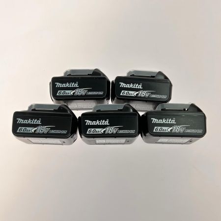  MAKITA マキタ バッテリー 18v 6.0Ah　未使用4個+充電回数0回1個 計5個セット BL1860B