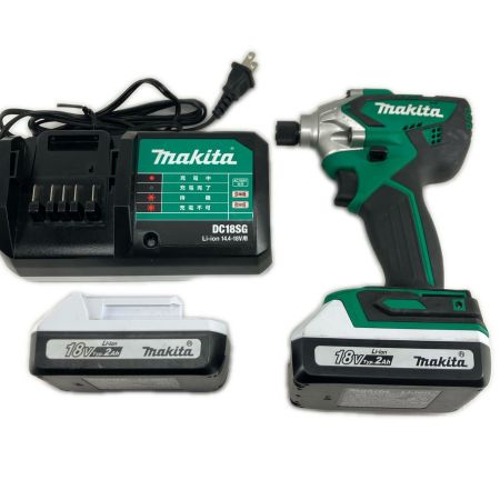 MAKITA マキタ 締め付け工具 インパクトドライバ   充電器・充電池2個 ケース無し MTD002D