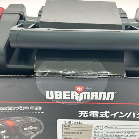  UBERMANN インパクトドライバ コードレス式 18v UB18VID250BPCG