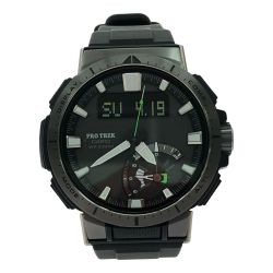 ▼▼ CASIO カシオ メンズ腕時計 デジアナウォッチ 電波ソーラー PRO TREK プロトレック  PRW-70Y Aランク