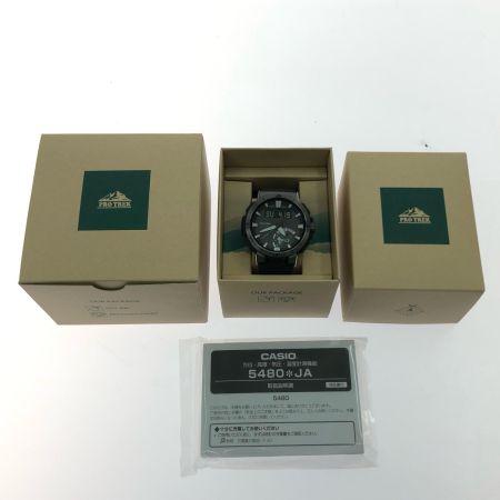  CASIO カシオ メンズ腕時計 デジアナウォッチ 電波ソーラー PRO TREK プロトレック  PRW-70Y