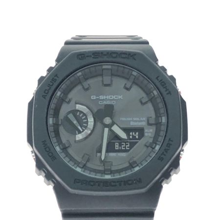 CASIO カシオ メンズ腕時計 クオーツ タフソーラー デジアナ G-SHOCK Gショック スマートフォンリンク GA-B2100 ブラック
