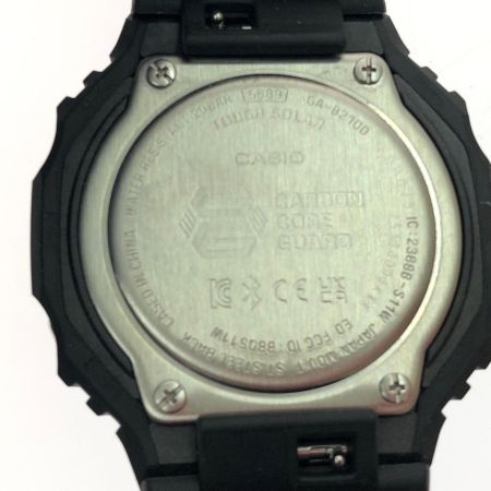  CASIO カシオ メンズ腕時計 クオーツ タフソーラー デジアナ G-SHOCK Gショック スマートフォンリンク GA-B2100 ブラック