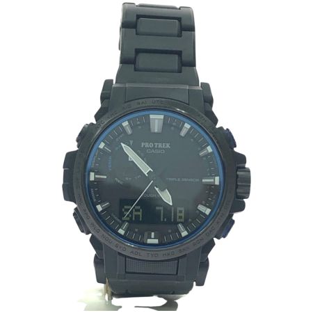  CASIO カシオ メンズ腕時計 ソーラー充電 デジアナウォッチ PRO TREK CLIMBER LINE プロトレック PRW-61FC