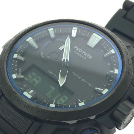  CASIO カシオ メンズ腕時計 ソーラー充電 デジアナウォッチ PRO TREK CLIMBER LINE プロトレック PRW-61FC