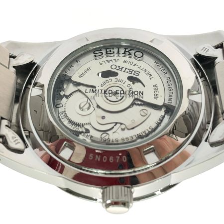  SEIKO セイコー メンズ腕時計 自動巻き SELECTION セレクション メカニカル  スケルトン 4R38-02A0