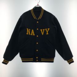 ▼▼ warehouse ウェアハウス  ジャケット スタジャン ブランド SIZE 38 メンズ 1950'S NAVY VARSITY JACKET 2240 ネイビー Bランク