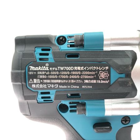  MAKITA マキタ 電動工具 コードレス式 18V充電式インパクトレンチ 角ドライブ12.7mm 本体のみ TW700DZ