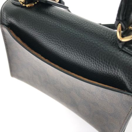  COACH コーチ レディース 2WAYバッグ シグネチャー ペッパー サッチェル ショルダーバッグ C7226 ブラウン