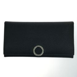 ▼▼ BVLGARI ブルガリ 財布 長財布 2つ折り財布 ブラック Bランク