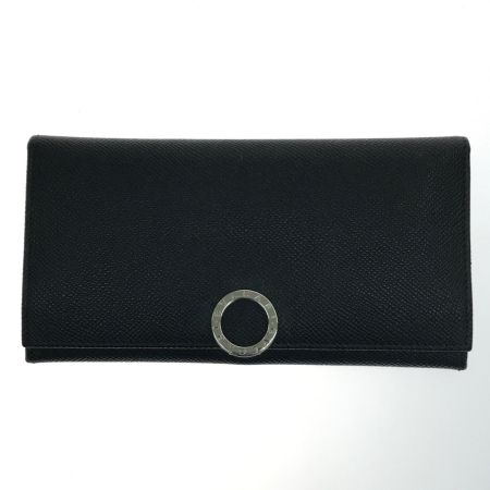  BVLGARI ブルガリ 財布 長財布 2つ折り財布 ブラック