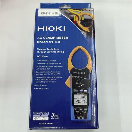  HIOKI 日置電機 ACクランプメーター CM4141-90