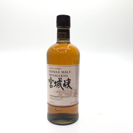 【北海道内限定発送】 ASAHI BREWERIES アサヒビール ジャパニーズウイスキー シングルモルトウイスキー 宮城峡 700ml 未開栓