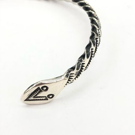  LARRY SMITH ラリースミス ユニセックス シルバーアクセサリー SNAKE BRACELET SV925 12.6g シルバー