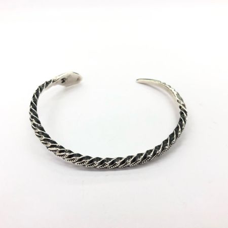  LARRY SMITH ラリースミス ユニセックス シルバーアクセサリー SNAKE BRACELET SV925 12.6g シルバー
