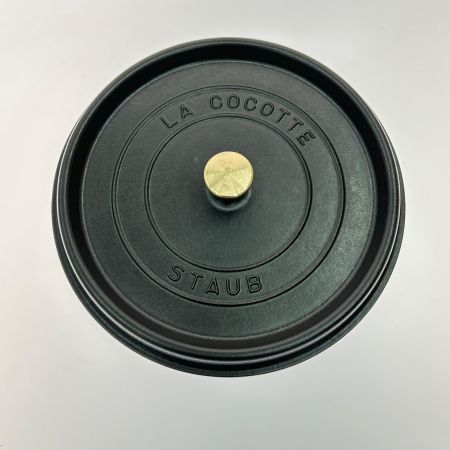  STAUB ストウブ 28cm ブラック 鉄鍋 両手鍋 ブラック