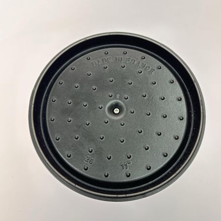  STAUB ストウブ 28cm ブラック 鉄鍋 両手鍋 ブラック