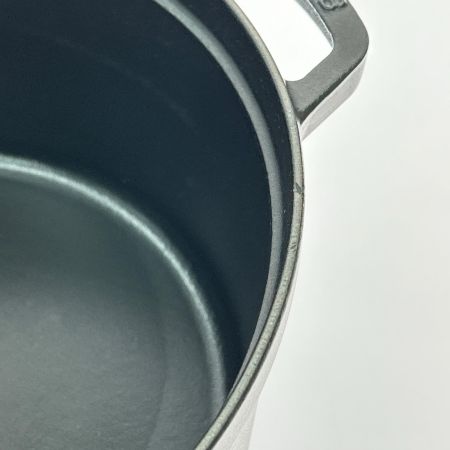  STAUB ストウブ 28cm ブラック 鉄鍋 両手鍋 ブラック