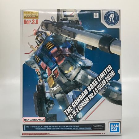 BANDAI バンダイ プラモデル 1/100 MG RX-78-2 ガンダムVer.3.0 クリアカラー