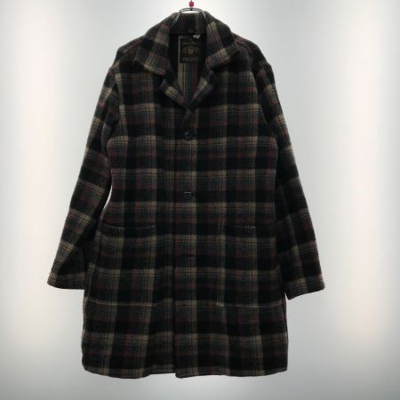 FULL COUNT フルカウント コート ウールコート SIZE 40 程度B メンズ 2918 CHECK PRISONER COAT(D.C.L.S)