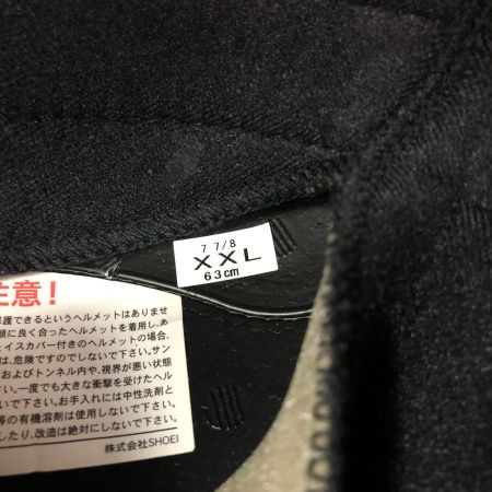  SHOEI ショウエイ フルフェイスヘルメット XXL（63cm） 2019年12月製造  EX-ZERO マットブラック 