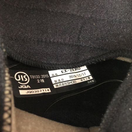  SHOEI ショウエイ フルフェイスヘルメット XXL（63cm） 2019年12月製造  EX-ZERO マットブラック 