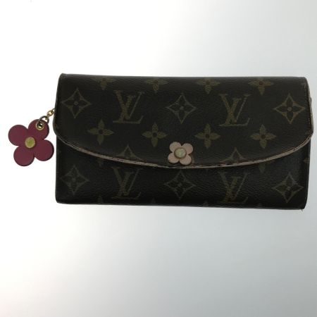  LOUIS VUITTON ルイヴィトン 財布 長財布 モノグラム ポルトフォイユエミリー M64202