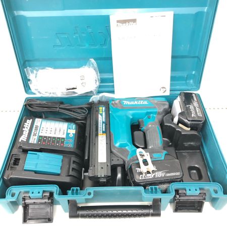  MAKITA マキタ 電動工具 コードレス式 18V 35mm充電式面木釘打 充電器・充電池2個・ケース付 FN350DRG グリーン