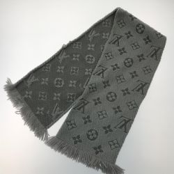 ▼▼ LOUIS VUITTON ルイヴィトン マフラー ベージュ M74742/GM0197/ ベージュ Cランク