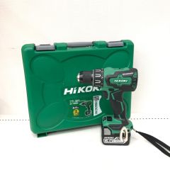  HiKOKI ハイコーキ 14.4V 13mm コードレス振動ドライバドリル 充電器・充電池2個・ケース付 PSEマーク有 DV14DBSL グリーン Bランク