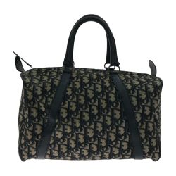 ▼▼ Christian Dior クリスチャンディオール  バッグ ボストンバッグ トロッター ミニボストンバッグ キャンバス Bランク