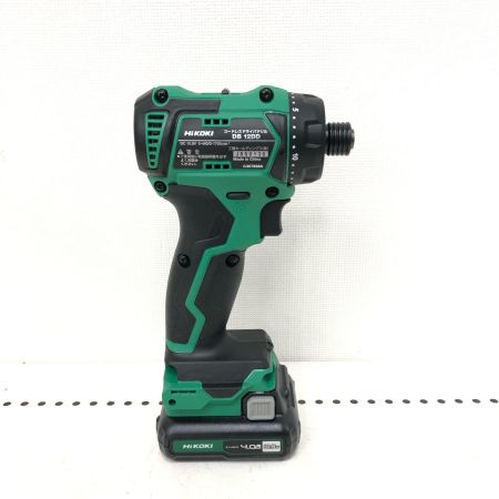  HiKOKI ハイコーキ 電動工具 充電式 10.8V コードレスドライバドリル 充電器・充電池2個・ケース付 PSEマーク有 DB12DD