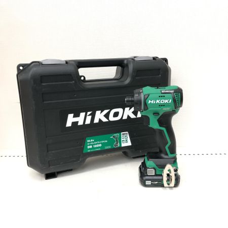  HiKOKI ハイコーキ 電動工具 充電式 10.8V コードレスドライバドリル 充電器・充電池2個・ケース付 PSEマーク有 DB12DD