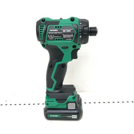  HiKOKI ハイコーキ 電動工具 充電式 10.8V コードレスドライバドリル 充電器・充電池2個・ケース付 PSEマーク有 DB12DD